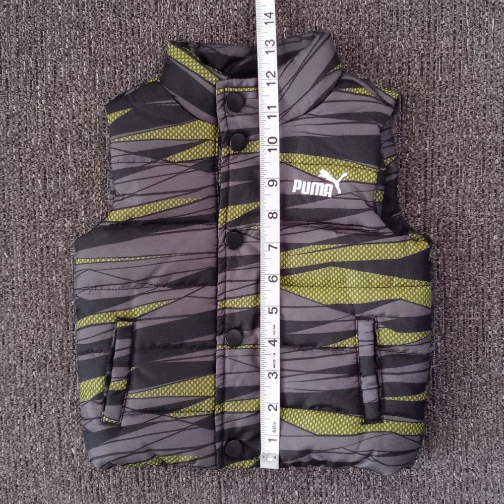 💚Puma💚 - Black/Gray/Green Camouflage Vest - Picture 11 of 13